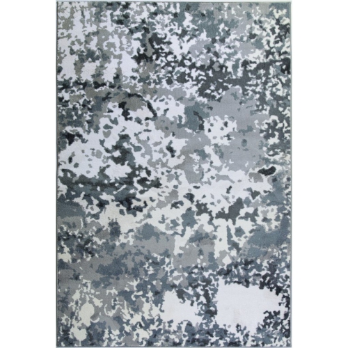 LA DOLE RUGS  Ladole Rugs Oshawa Beautiful European Area Rug Carpet In Grey, 4X6 (3'11"x5'7", 120Cmx170Cm) In White