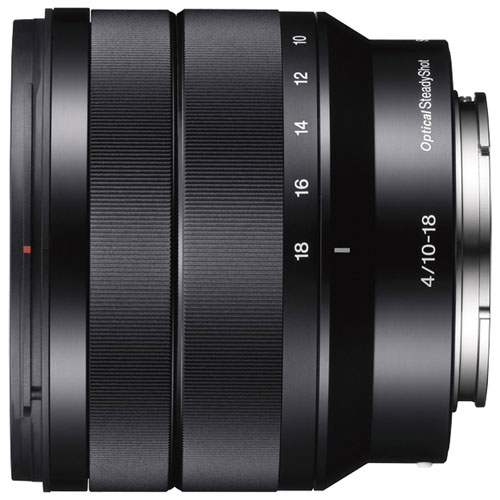 Sony E-Mount APS-C 10-18mm f/4 OSS Super Wide Telephoto