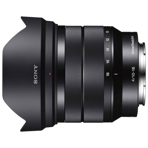 Sony E-Mount APS-C 10-18mm f/4 OSS Super Wide Telephoto Zoom Lens