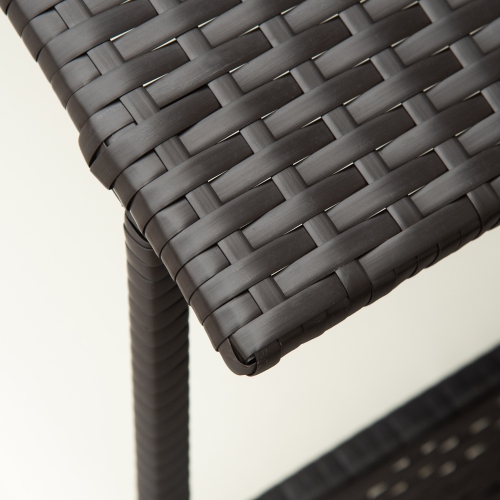 PawHut Rattan Dog House Outdoor with Canopy, Wicker Dog Bed with Water-Resistant Cushion, for Small and Medium Breeds Cream White