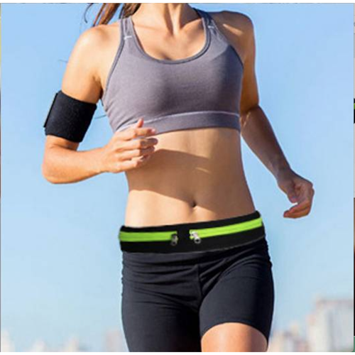 Stimula Lifestyle TOGO Sports Waist Bag, Fanny Pack, Running Belt, Travel Bag, Workout Bag, Apple iPhone Pouch - Green