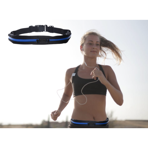 Stimula Lifestyle TOGO Sports Waist Bag, Fanny Pack, Running Belt, Travel Bag, Workout Bag, Apple iPhone Pouch - Blue