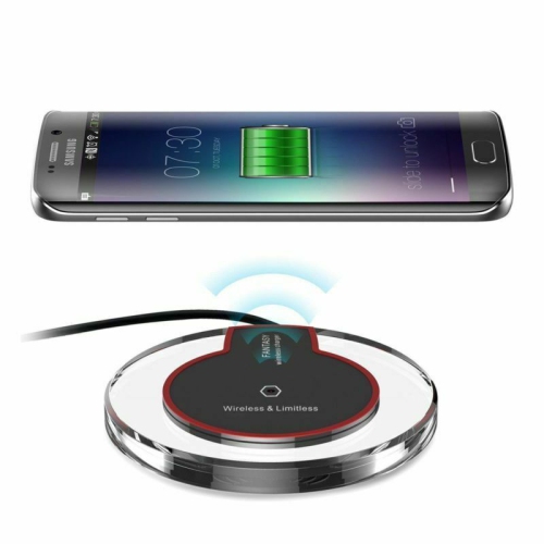Qi Wireless Charger Slim Pad Ultrathin Fast Charging For iPhone Samsung LG Huawei