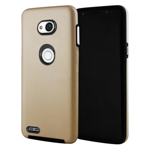 【CSmart】 Slim Fitted Hybrid Hard PC Shell Shockproof Scratch Resistant Case Cover for LG X Power 3, Gold