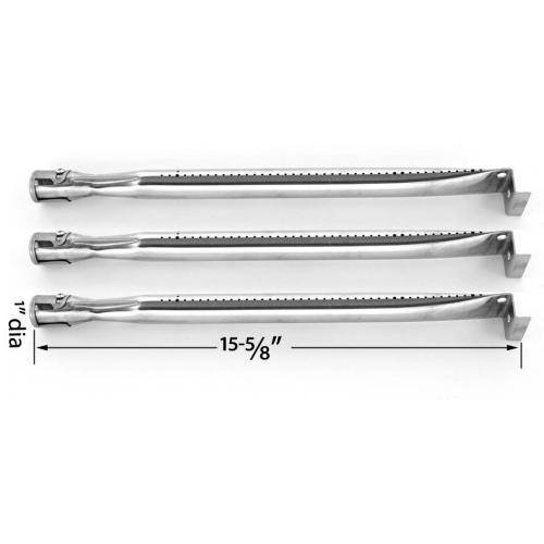 Grill Burner For Uniflame GBC850W, GBC983W-C, GBC1134W & Brinkmann 810-8445-F, 810-8446-N Gas Models - 3PK