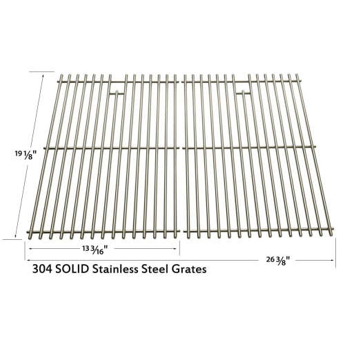 GRILL PARTS ZONE  Stainless Cooking Grid for Broil King 989-87, Broil-Mate 735269, 735289, 738289, 738989, Broil-Mate 735269 Models, Set Of 2
