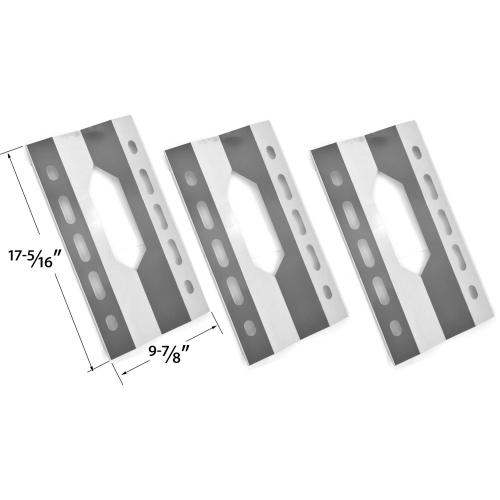 De chaleur à plaques pour Costco 2001SS-LP, 210001-LP, 720-0008, 720-0037, 720-0070-L, Virco, Kirkland & Nexgrill 720-0014 Modèles-3PK