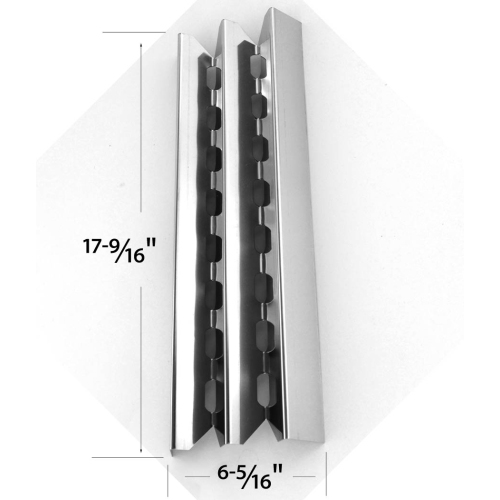 Remplacement de chaleur à plaques pour Broil King 9565-47, 9588-47, 9761-54, Grillez-mate 738289, 738989, Huntington & Sterling modèles-3PK