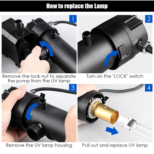 Costway 54W All-in One 660 GPH Pond Filter 9W UV Sterilizer W/Pump Fountain Kits