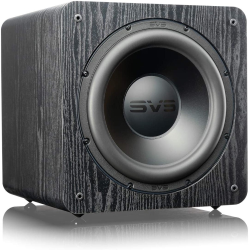 SVS SB-2000 PRO 12-Inch Sealed Box Subwoofer with Sledge STA-550D Amp BLACK ASH