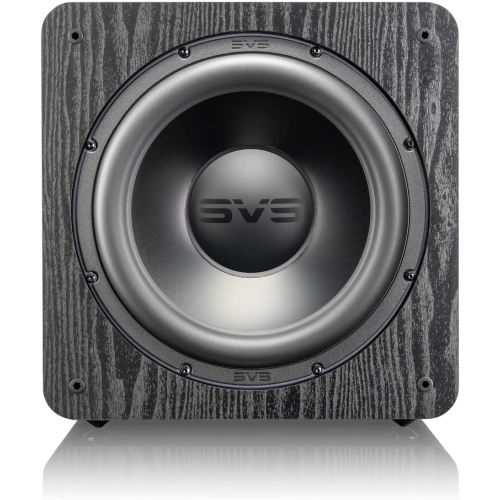 SVS SB-2000 PRO 12-Inch Sealed Box Subwoofer with Sledge STA-550D Amp BLACK ASH