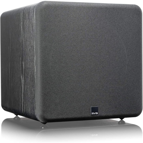 SVS SB-2000 PRO 12-Inch Sealed Box Subwoofer with Sledge STA-550D Amp BLACK ASH