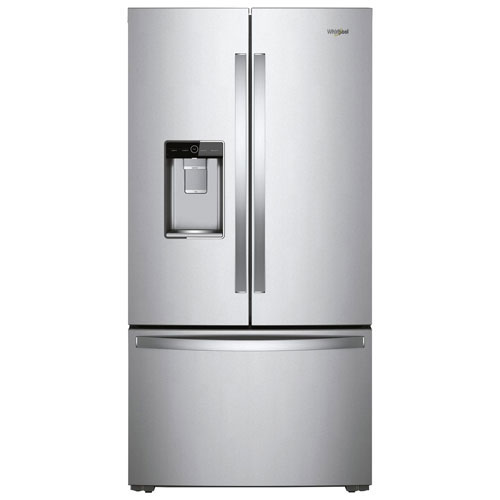 Réfrigérateur deux portes 23,8 pi³ 36 po de Whirlpool - Inox - BO - Endommagé