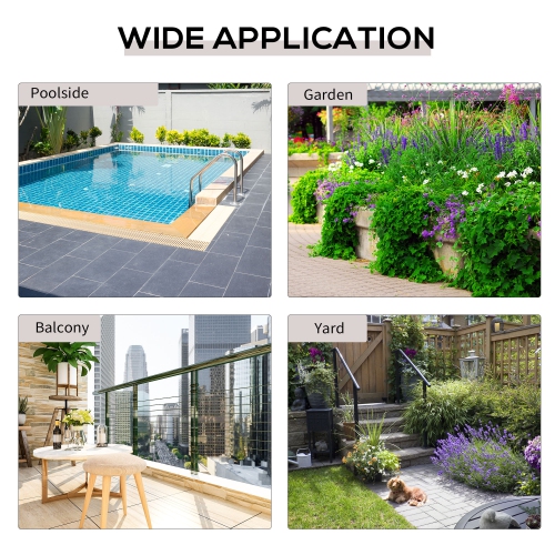 Outsunny Rattan Coffee Table Folding Patio Outdoor Side Table Wicker for Balcony, Porch, Poolside, 15.75"x15.75"x15.75", Brown