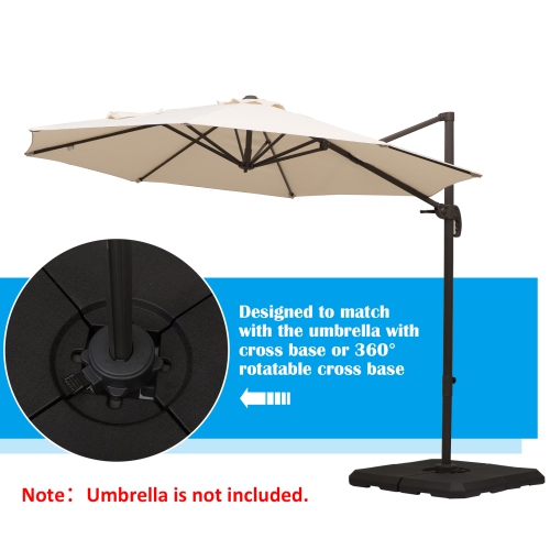 outsunny umbrella base