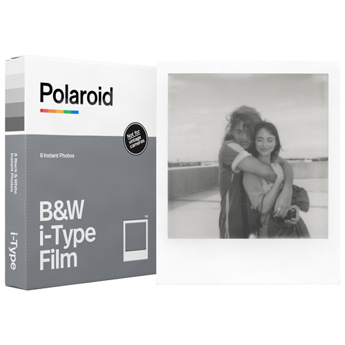 Film instantané noir et blanc i-Type de Polaroid - Paquet de 8