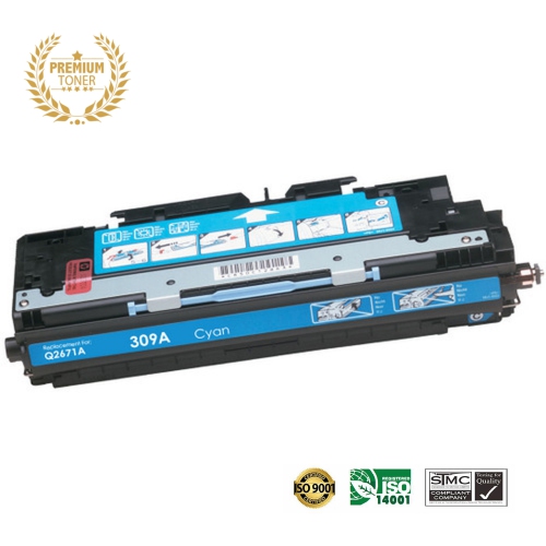 Ultra Toner™ Superior HP 309A Cyan Toner Cartridge Premium Quality！