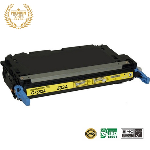 ULTRA TONER  Superior HP 503A (Q7582A) Toner Cartridge Premium Quality！ In Yellow