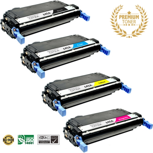 Ultra Toner™ 4 COLORS COMBO - HP 645A BK/M/Y/C Toner Cartridge Premium Quality！