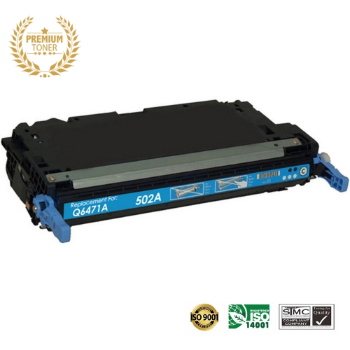 Ultra Toner™ Superior HP 502A Cyan Toner Cartridge Premium Quality！