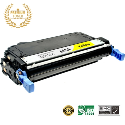 Ultra Toner™ Superior HP 643A Yellow Toner Cartridge Premium Quality！
