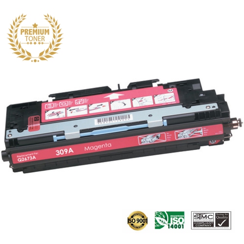 ULTRA TONER  Superior HP 309A (Q2673A) Toner Cartridge Premium Quality！ In Magenta
