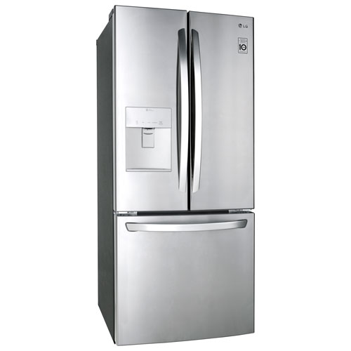 LG 30" 21.8 Cu. Ft. French Door Refrigerator with Water Dispenser (LRFWS2200S) - Stainless Steel