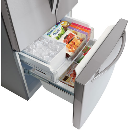 LG 30" 21.8 Cu. Ft. French Door Refrigerator with Water Dispenser (LRFWS2200S) - Stainless Steel