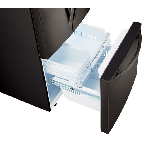 LG 30" 21.8 Cu. Ft. French Door Refrigerator - Black Stainless Steel