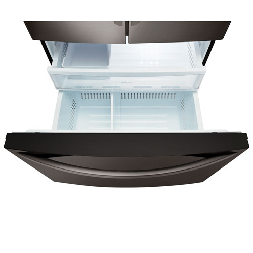 LG 30" 21.8 Cu. Ft. French Door Refrigerator - Black Stainless Steel
