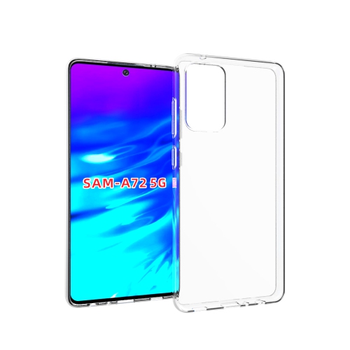 TopSave Coque en Caoutchouc Gel TPU Souple à Surface Brillante Transparente pour Samsung Galaxy A72 5G