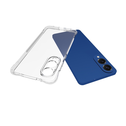 TopSave Extra Corner Bumper Soft Gel Rubber Jelly TPU Case For Samsung Galaxy S25 Edge/S25 Slim, Clear