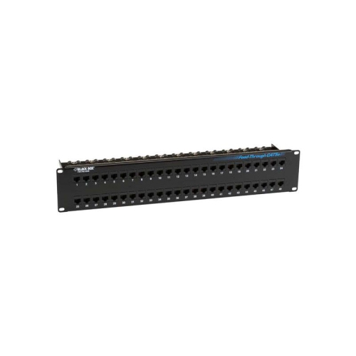 BLACK BOX THROUGH PATCH PANEL, UNSHIELD JPM810A-R2