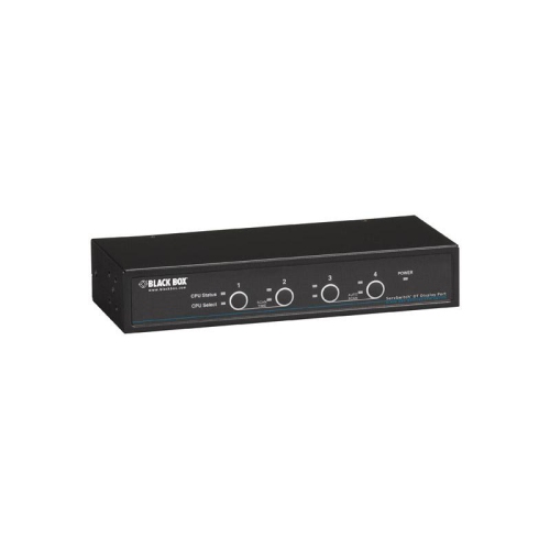 COMMUTATEUR KVM AVEC PORT USB ET AUD KV9704A, BOÎTE NOIRE