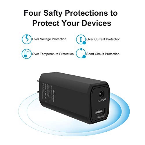 BND Microsoft Surface Pro Charger, 65W Portable Charger for Microsoft Surface Pro 3 4 5 2017 Tablet/Surface