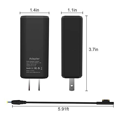 BND Microsoft Surface Pro Charger, 65W Portable Charger for Microsoft Surface Pro 3 4 5 2017 Tablet/Surface