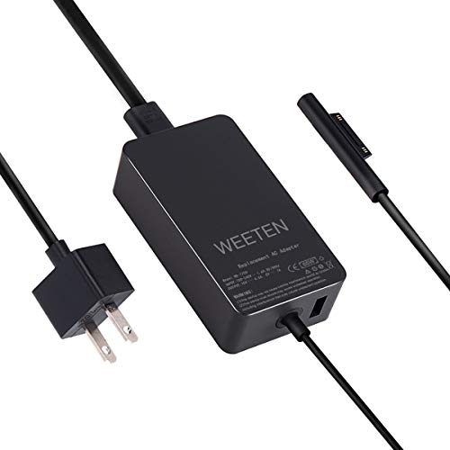 WEETEN  65W 15V 4A Power Supply Charger Compatible With Microsoft Surface Pro 3 Pro 4 Pro 5, Surface Book 1, Surface