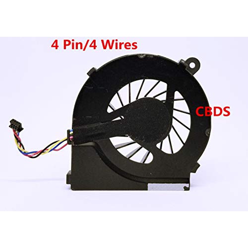 (CBDS) Replacement Parts 4 Pin 4 Wires CPU Cooling Fan - Compatible with HP Pavilion 4 Pin 4 Wires G6 G6-1000 G6-1100