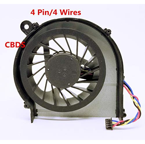 (CBDS) Replacement Parts 4 Pin 4 Wires CPU Cooling Fan - Compatible with HP Pavilion 4 Pin 4 Wires G6 G6-1000 G6-1100