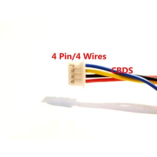 (CBDS) Replacement Parts 4 Pin 4 Wires CPU Cooling Fan - Compatible with HP Pavilion 4 Pin 4 Wires G6 G6-1000 G6-1100