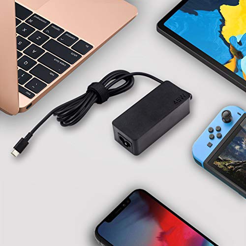 HotTopStar 45W USB-C Power Adapter Compatible for Lenovo Yoga C630, ThinkPad X270,ThinkPad L580
