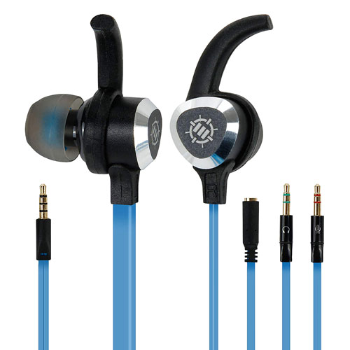 ENHANCE In-Ear Vibrating Gaming Headset - Blue