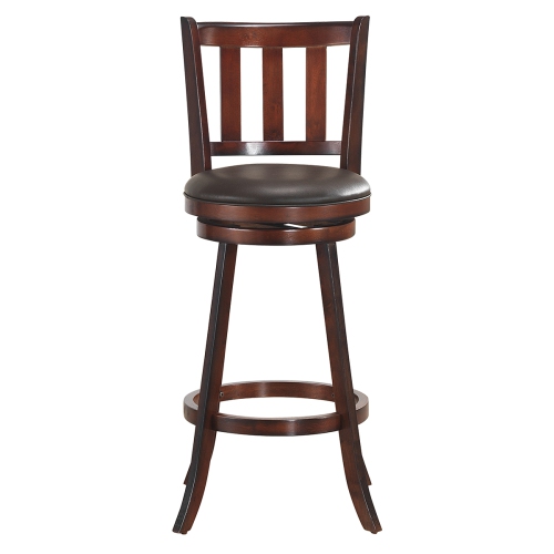 Costway Set of 4 31'' Swivel Bar stool Leather Padded Dining Kitchen Pub Bistro Chair