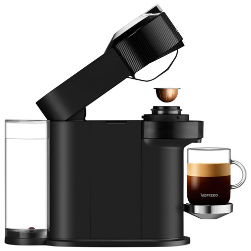Nespresso Vertuo Next Premium Coffee & Espresso Machine by Breville with Aeroccino - Classic Black