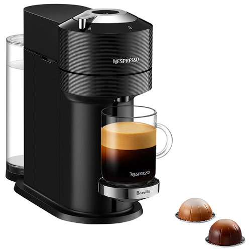Machine à café/espresso Nespresso Vertuo Next Premium par Breville - Noir classique