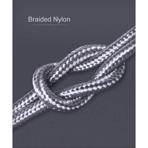 Quntis 3 Pack 3ft iPhone Charger Cable, Apple Mfi Certified Lightning Cable, Nylon Braided iPhone Charging Cords