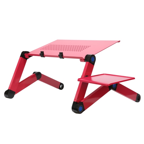 Stimula Lifestyle - Multifunctional Portable Foldable Laptop Personal Computer, PC, Bed, Apple MacBook, iPad Tablet Reading Table - Pink