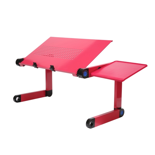 Stimula Lifestyle - Multifunctional Portable Foldable Laptop Personal Computer, PC, Bed, Apple MacBook, iPad Tablet Reading Table - Pink