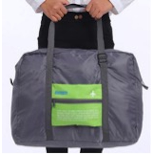 Stimula Lifestyle - Foldable Waterproof Travel Backpack Bag for Luggage Suitcase 32 Litres Grey Green Carry On compatible with Rimowa Samsonite Tumi