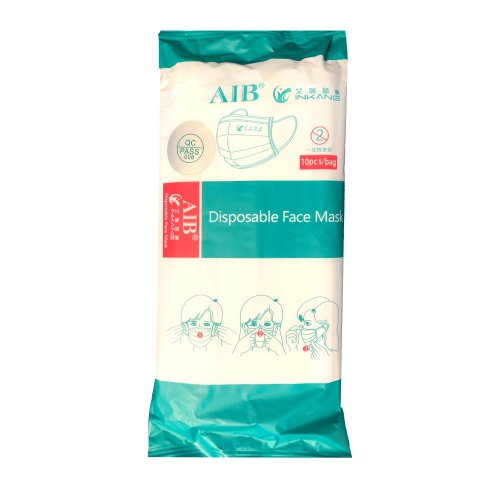 3-Ply Disposable Earloop Breathable Face Mask Protection - 50-Pack